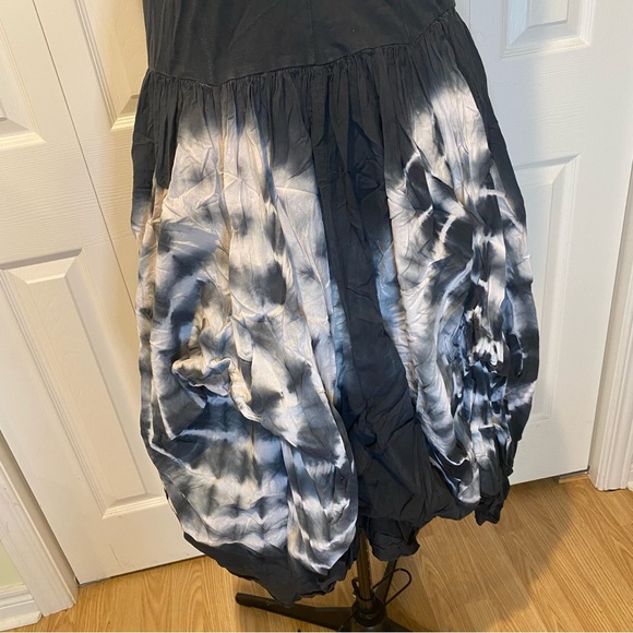 Chelsea & Theodore Convertible Tie Dye Cotton Summer Maxi Dress Size Large - Picture 6 of 9